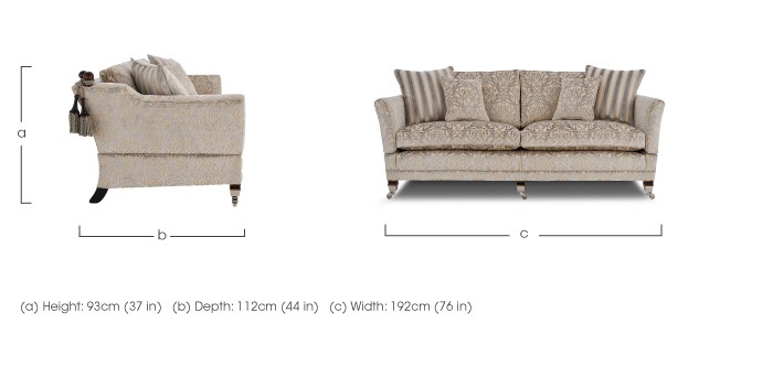 Hanako Fabric Sofa 2Seater