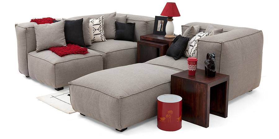 Hampman Modular Fabric Sofa 3Seater