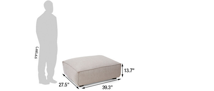 Hampman Modular Fabric Sofa 3Seater