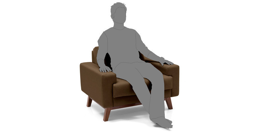 BEEN SOFA 1-SEATER MOCHA