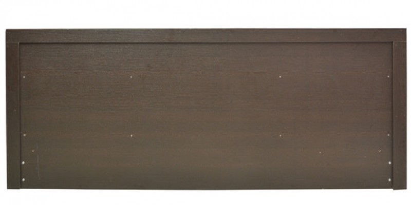 Abner King Bed with Walnut Colour