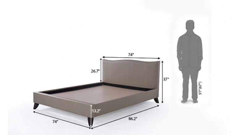 AUGUSTA UPHOLSTERED BED KING SIZE