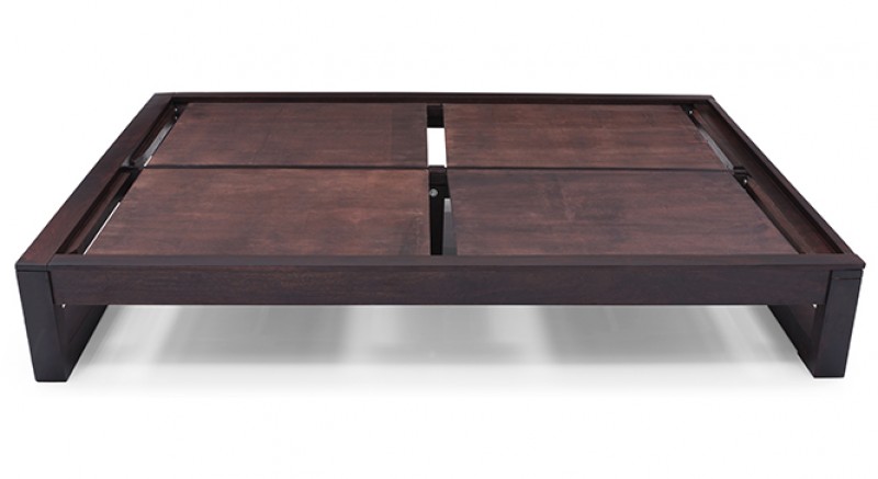Caprica Bed Queen size (Mahogany Finish)