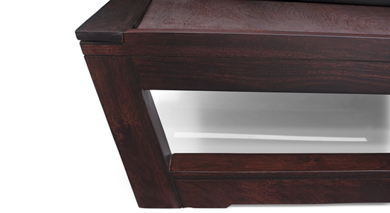 Caprica Bed Queen size (Mahogany Finish)