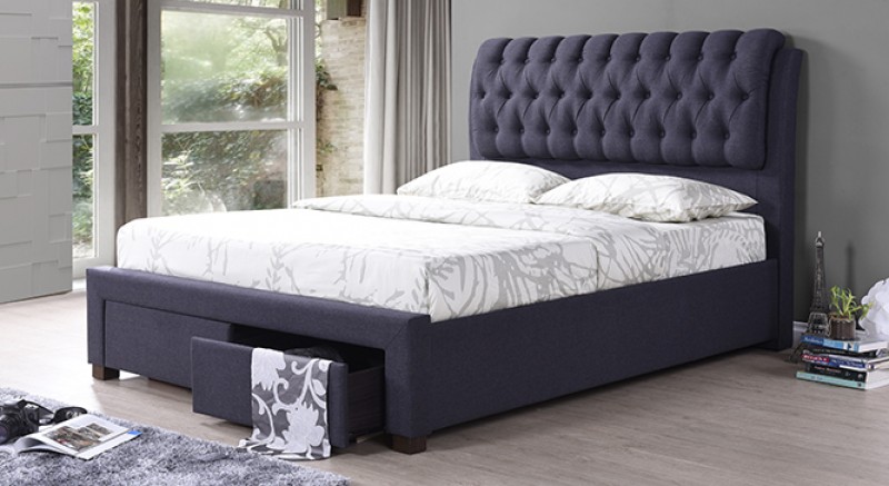 CASIOPE UPHOLSTERED STORAGE BED QUEEN SIZE