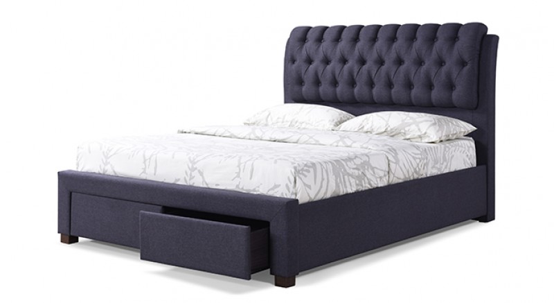 CASIOPE UPHOLSTERED STORAGE BED QUEEN SIZE