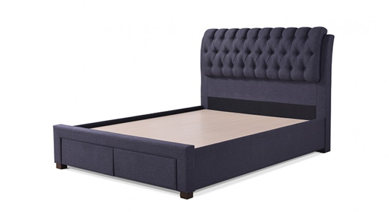 CASIOPE UPHOLSTERED STORAGE BED QUEEN SIZE